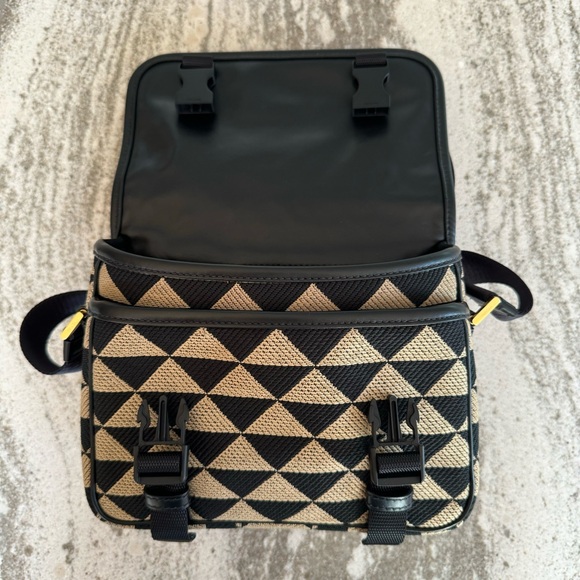 Prada Symbole Embroidered fabric/leather bag - Picture 6 of 16